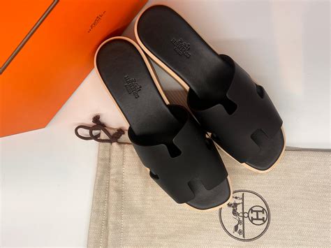 hermes eze 30|Hermès Eze 30 Leather Slides .